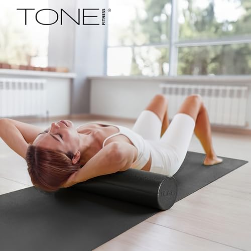 TONE Fitness Firm High-Density Foam Roller for Exercise, Massage & Recovery