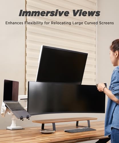 ULTRARM Heavy Duty Monitor Arm for Ultrawide Curved Monitors Modular Design