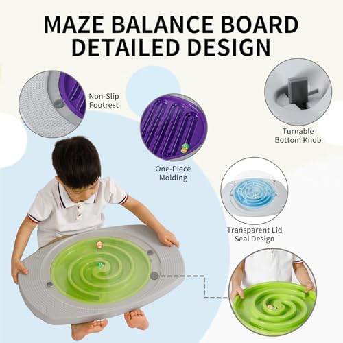 Balance Board for Kids, Toddler Balance Board Maze