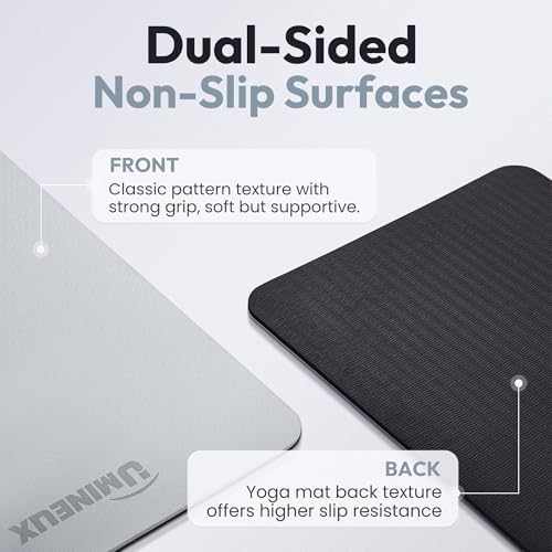 Umineux Non Slip Yoga Mat 72"x24" Exercise & Fitness Mat For Women and Men