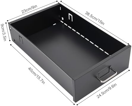 3 Drawer Rolling File Cabinet with Lock, Metal Filing Cabinet with Wheels, Desk Organizer with Drawer, Under Desk Storage for Home Office