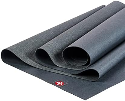 Manduka eKO SuperLite Yoga Mat - 1.5mm Natural Rubber | Foldable & Travel Friendly | Soft Textured Surface | Eco-friendly