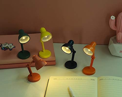 2 Pack LED Mini Table Lamp Fold-able Night Reading Book Lamps - Blue