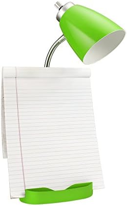 Limelights LD1056-GRN Desk Lamp Organizer with iPad Tablet Book Stand and USB Charging Port, Green