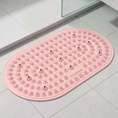 Reflexology Foot Pad Textured Foot Non Slip for Adults, Home, Pink, Medium 40 58cm