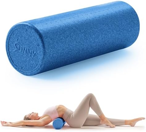 Sunny Health & Fitness 36" Blue High-Density Yoga Foam Roller