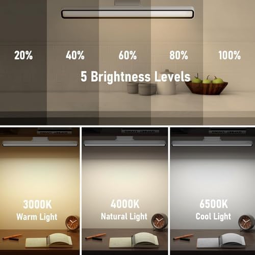 Desk Light Bar Under Desk Lights 16.5 in for Home Office, Under Shelf