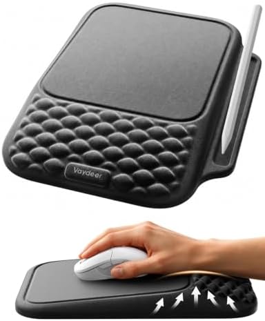 Vaydeer Ergonomic Mouse Pad with Wrist Rest, Built-in Pen Storage