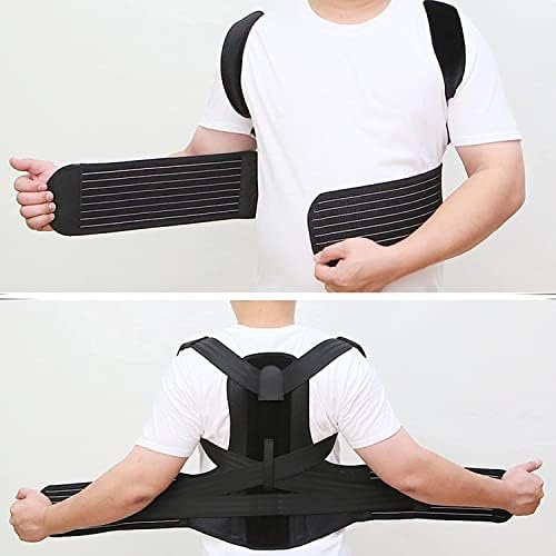 Large Posture Corrector Large Size Strong Adult Kyphosis Correction Belt Soft Breathable Comfort Effective Back Shoulder Clavicle Support Neck Pain Relief,3XL