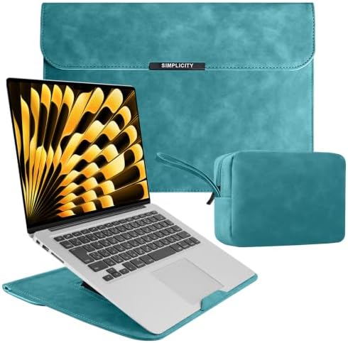 15-16 Inch Laptop Sleeve Case for MacBook Air 15/Pro 16/15 - Green