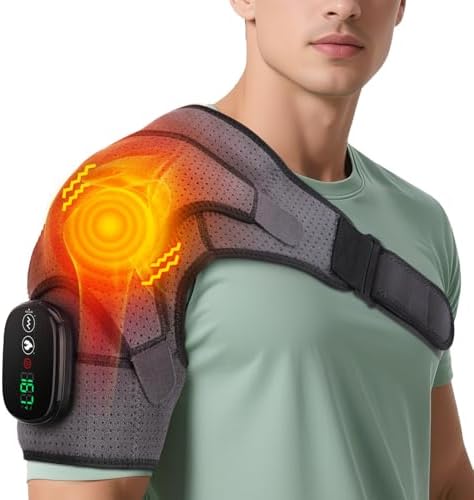 Cordless Shoulder Heating Pad, FSA Eligible Heated Shoulder Massager