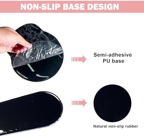 DINKY Pink Mouse Pad with Wrist Rest, Desk Pad for Keyboard and Mouse, Ergonomic Mousepad Set, Keyboard Wrist Rest with Coaster, Desk Mat Combo for Office Home, Pink Princess