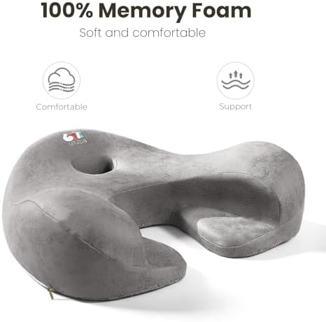 Meditation Cushion Memory Foam Floor Pillow for Cross Legged Sitting