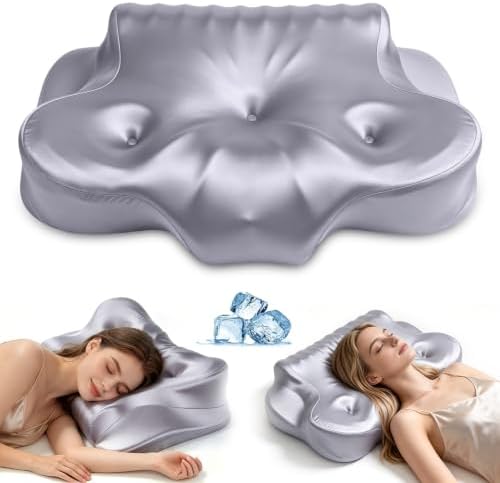 Cervical Neck Pillow for Neck Pain Relief, Memory Foam Pillows