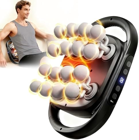 16-Head Deep Tissue Massage Gun, 20-Speed 9-Mode Percussion Massager