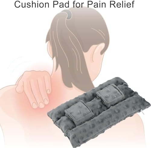 Upgrade Neck Pad Strap Cushion Pillow for Arm Sling Comfort Shoulder Support Pad Rotator Cuff Replacemet Surgery Elbow Brace Carry Padded Cover Broken Wrist Hand Injury Cast, Minky Dot Dark Gray