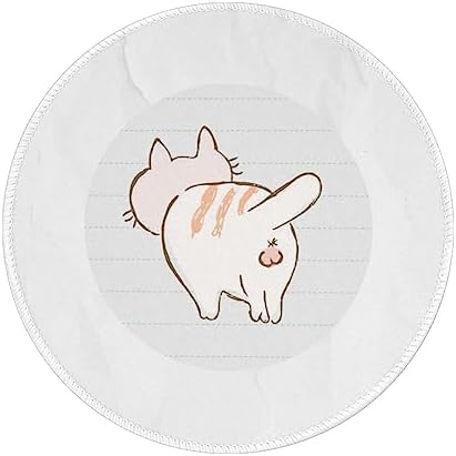 Cute cat Animal cat Mouse pad Cute,Gaming Mouse pad Small Non-Slip Round Mouse Pads for Wireless Mouse,Laptop,Desk