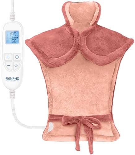 RENPHO Heating Pad for Neck Shoulders Back, Birthday Gifts for Women & Mom