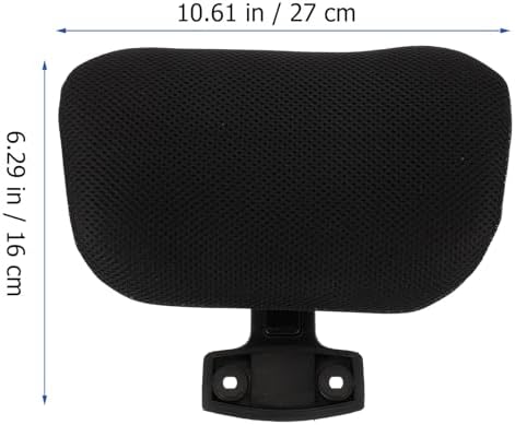 Operitacx Adjustable Office Chair Headrest 10.62X6.29 Inch Ergonomic Attachable Head Support Cushion for Neck Pain Relief in Home and Office