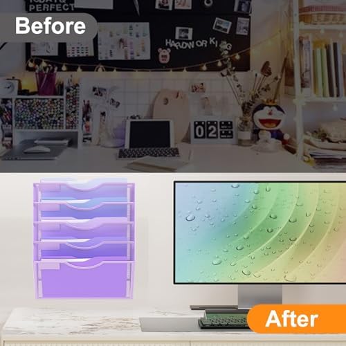 Kuntine.B Wall File Organizer Office Hanging Magazine Holder Wall File Organizer for Office Home