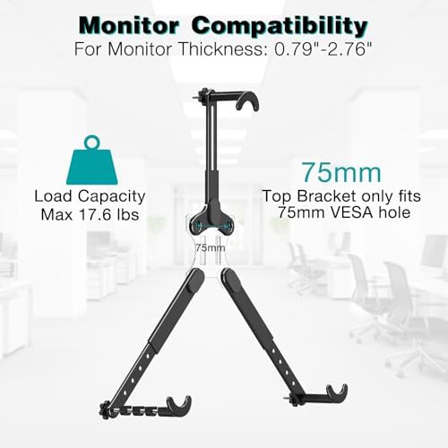MOUNT PRO VESA Mount Adapter, Universal Non-VESA Monitor Mount Adapter