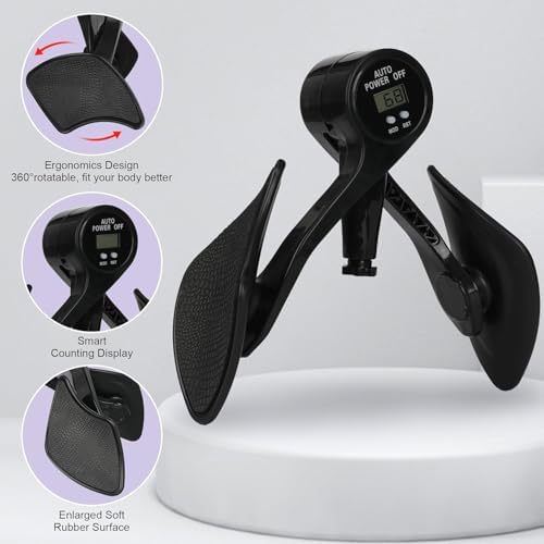 Men Women Thigh Master 5-35lb Pelvic Floor Muscle Repair Trainer Kegel Inner Thigh Exercise Workout Equipment Pilates for Home Workouts Hip Under Desk Exercise