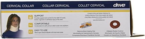 Drive Medical Cervical Collar, White (Pack of 2)