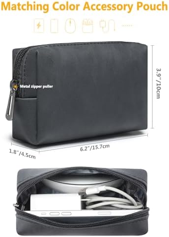 HYZUO 13 Inch Laptop Case Sleeve with Stand for MacBook Air, Graphite