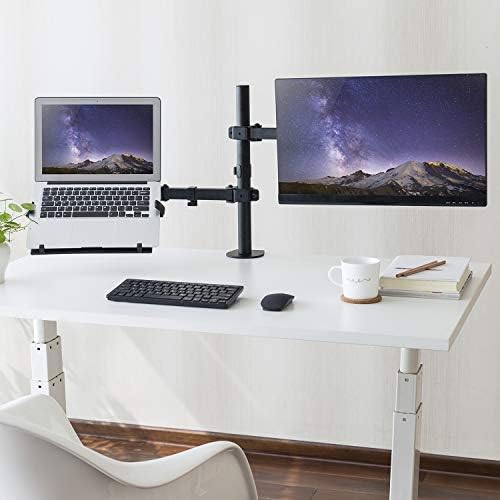 HumanCentric Laptop VESA Mount Tray for Monitor Arms, Stands, 75mm & 100mm