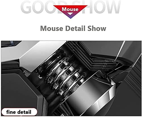 LED Mechanical Gaming Keyboard and Mouse Combo Set, Multi-Colored Backlit Gaming Keyboard