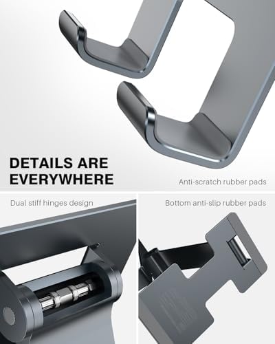 Anozer Tablet Stand,Adjustable Tablet Holder for Desk Foldable