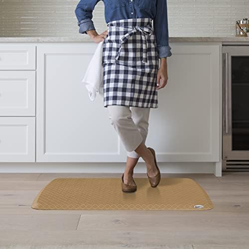 GelPro Elite Premier Gel & Foam Anti-Fatigue Kitchen Floor Comfort Mat, 20" x 36", Basketweave Khaki