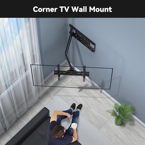 FORGING MOUNT Long Arm Corner TV Wall Mount for 26-60 Inch TVs