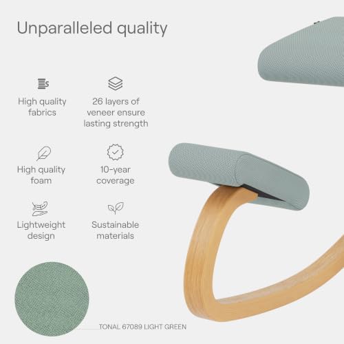 Varier Ergonomic Kneeling Chair, Rocking Knee Stool for Home Office Desk