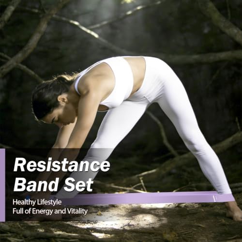 Resistance Bands for Working Out, 5 Levels Exercise Bands Set