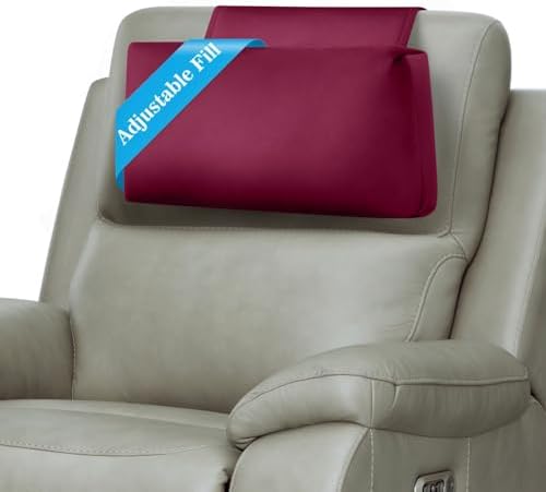 Recliner Headrest Pillow, Adjustable Comfort Neck & Head Support Pillow