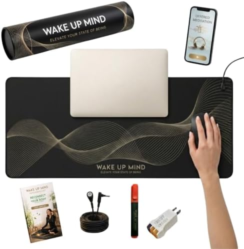 Grounding Mat for Bed & Feet, Conductive Earthing Pad for Home
