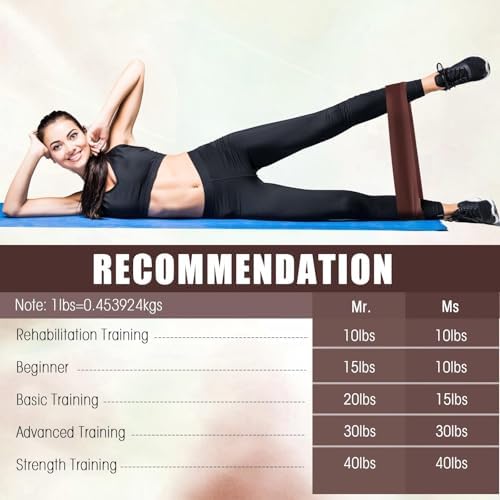 DEEKIN 30 Pcs Resistance Exercise Bands Bulk
