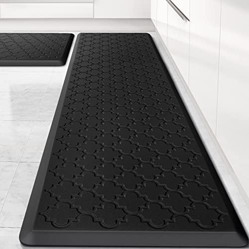 Kitchen Mat 2 PCS Cushioned Anti-Fatigue Floor Mat Standing Mat for Kitchen
