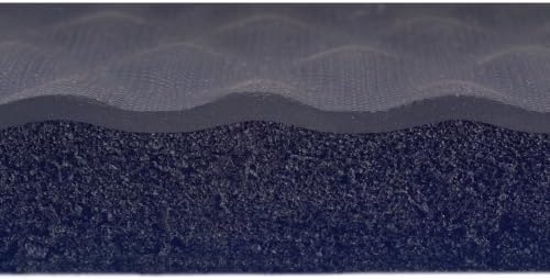 M+A Matting - 422000035 Hog Heaven Ergonomic Industrial-Grade Anti-Fatigue Mat 7/8" 5' Length x 3' Width x Black by