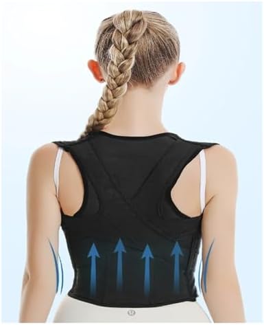 Posture Corrector for Men and Women – Lightweight, Adjustable Support for Neck, Shoulder, and Back Pain Relief – Invisible Under Clothing Posture Corrector(4X-Large)