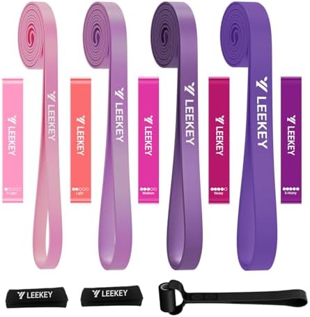 LEEKEY Resistance Bands Set for Pull Up Assistance & Exercise