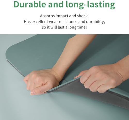 PAIDU POE Yoga Mat （10mm）Extra Thick Fitness Mat 72"x24" with Carry Strap