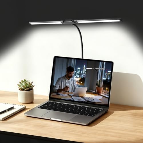 LED Desk Lamp for Office Dorm Home, No Assembly Required