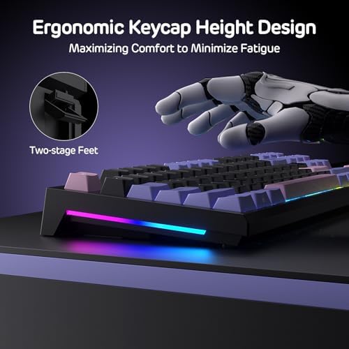 RK ROYAL KLUDGE C87 Hall Effect Mechanical Gaming Keyboard, Magnetic Switch