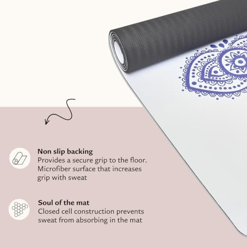 Shakti Warrior TPE Yoga Mat (72 inch x 24 inch x 6mm Thick)