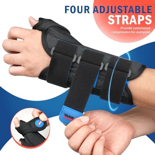 FEATOL Thumb Spica Splint Wrist Brace for De Quervain's & Carpal Tunnel