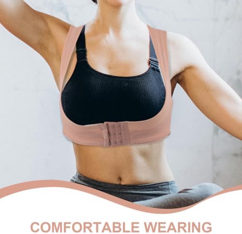 Beavorty Posture Corrector for Women Back Support Brace for Hunchback Relief Adjustable Chest Support Belt Breathable Shoulder and Waist 11.81 X 3.93 in