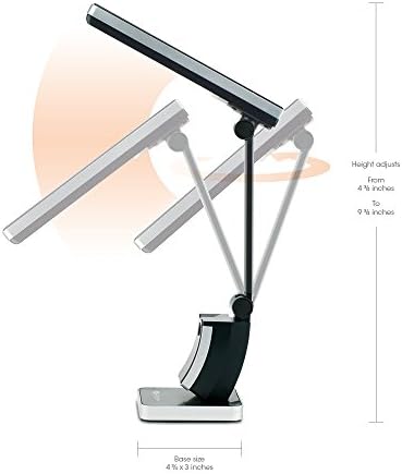 OttLite 13-Watt Slimline CFL Task Lamp, Black