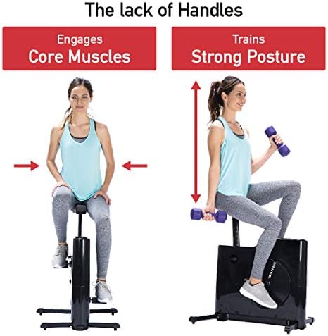 Daiwa Felicity Compact Exercise Bike with 8-Level Magnetic Resistance | Foldable Stationary Fitness Bike for Home & Office Workouts | Quiet Under-Desk Indoor Cycling Bike | Space-Saving Cardio Trainer